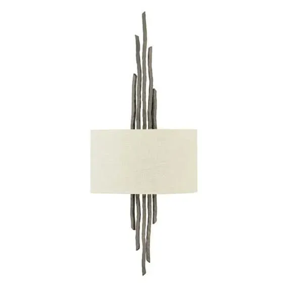 Cena promocyjna Kinkiet metalowy brązowy z białym abażurem HK/SPYRE2 MMB z serii SPYRE - Elstead Lighting